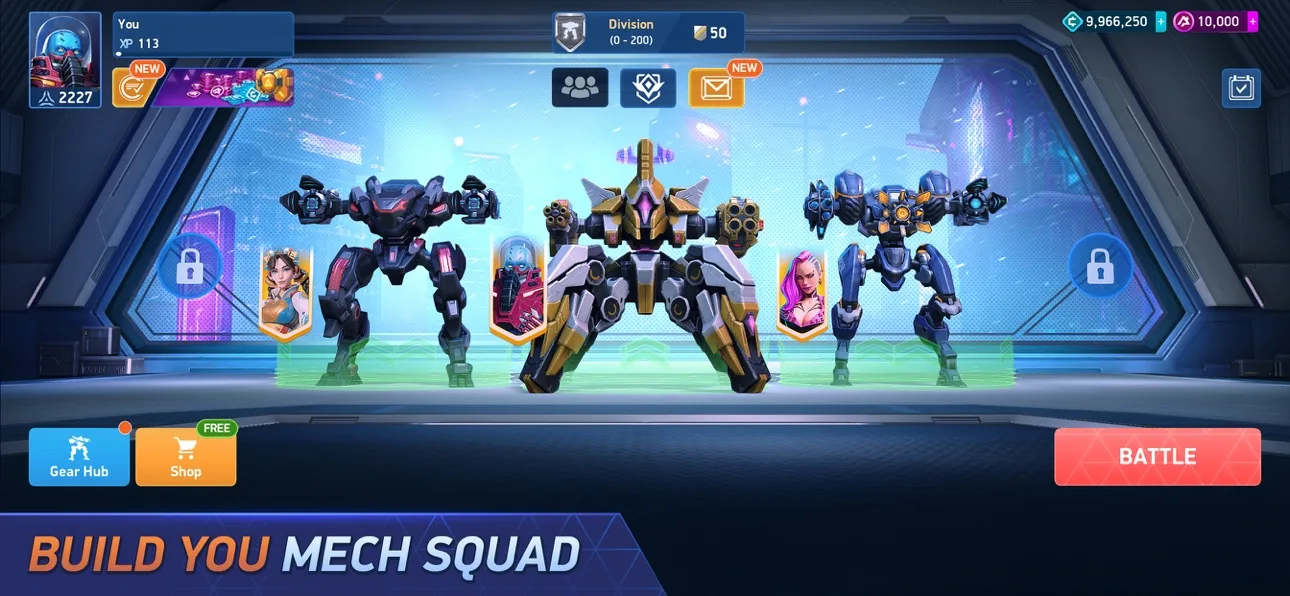 Mech Arena — бой мехов на арене
